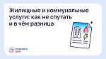 Жилищные и коммунальные услуги: как не спутать и в чем разница?